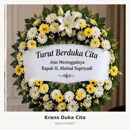 Krans Bunga Duka Pontianak Selatan